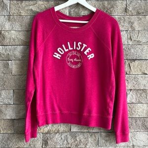 Hollister pink sweatshirt